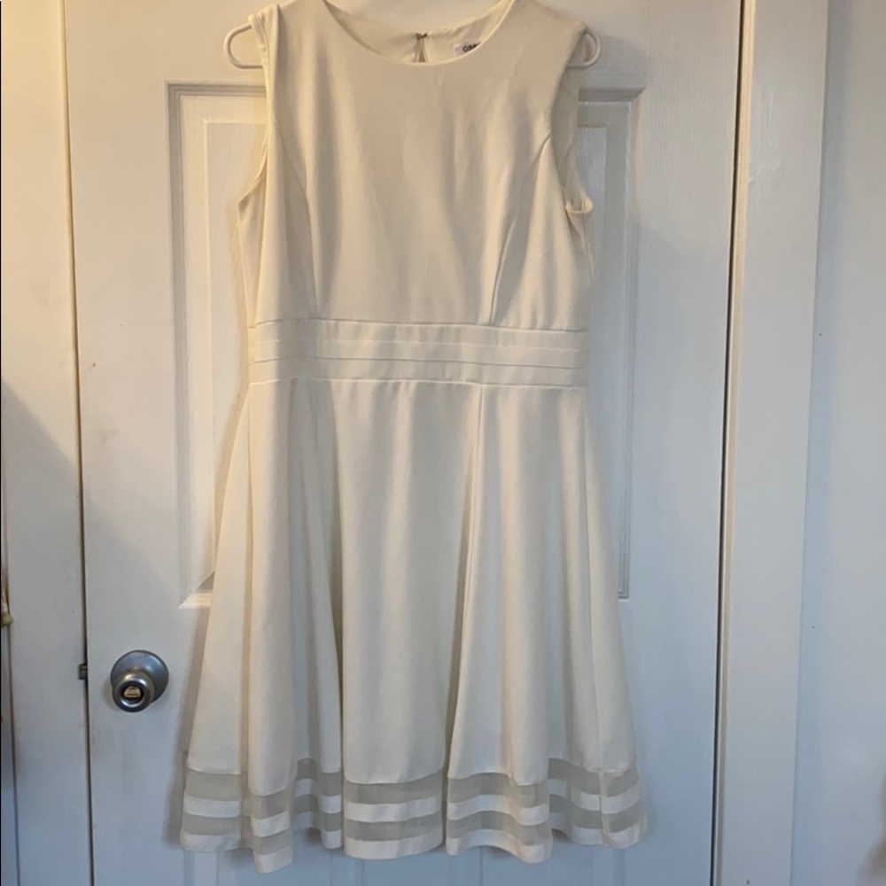 Calvin Klein white dress